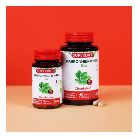 Superdiet Castanha da Índia Bio 120 Pérolas Superdiet Castanha da Índia Bio 120 Pérolas