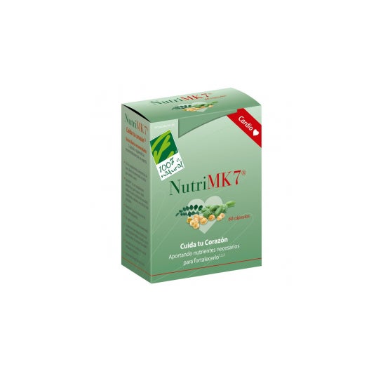100% Natural NutriMK7 Cardio Box com 60 cápsulas vegetais