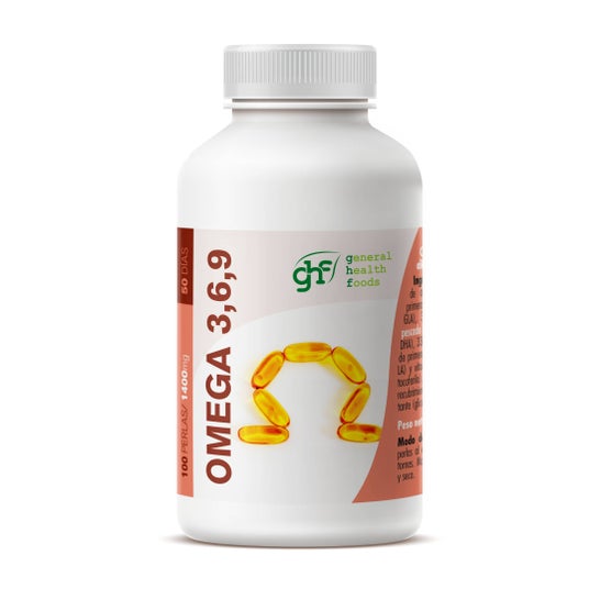 GHF Omega 3,6,9 100 grânulos de 1400 mg