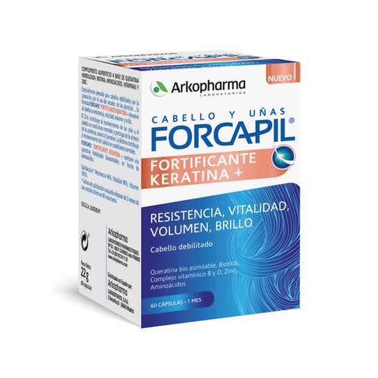 Forcapil Fortificante + Cápsula de Queratina 60