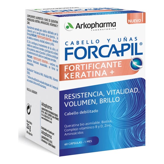 Forcapil Fortificante + Cápsula de Queratina 60