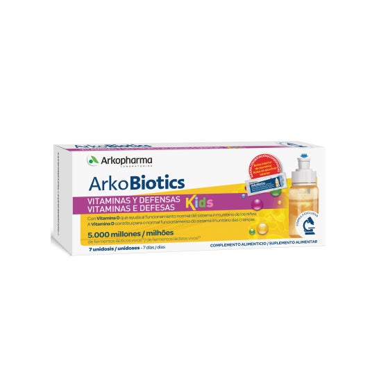 Arkoprobiotics vitaminas e defesas crianças 7uds