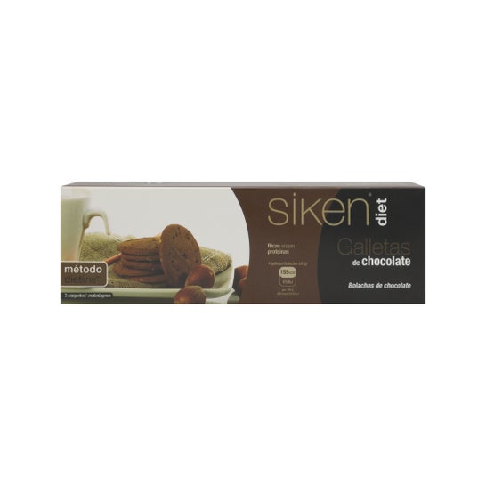 Siken Diet biscoitos de chocolate 15uds