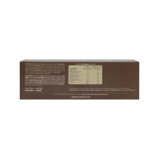 Siken Diet biscoitos de chocolate 15uds