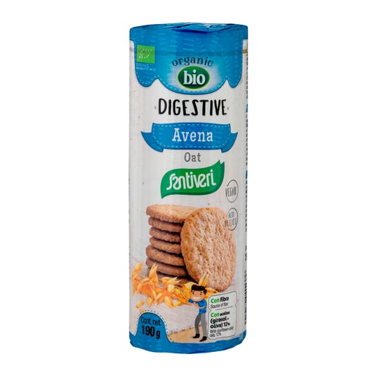Biscoitos aveia Digestiva Santiveri Bio 190g