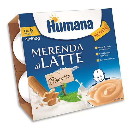 Humana Merenda Bisc 4X100G