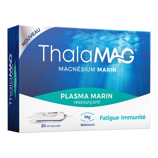 Thalamag Marine Magnesium Fatigue Imunidade à Fadiga de Magnésio 20 Ampolas