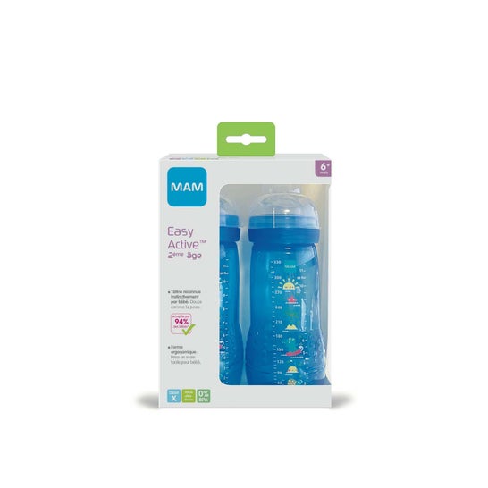 Mam Biberón Easy Niño Flujo Activo 2x330ml