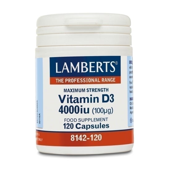 Lamberts Vitamina D3 4000 Ui (100μg) 120 Comprimidos