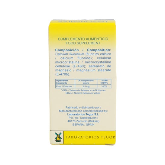 Tegor Tegorsal 1 Cálcio Fluoratum 350comps