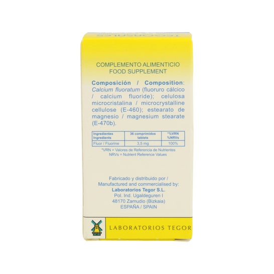 Tegor Tegorsal 1 Cálcio Fluoratum 350comps