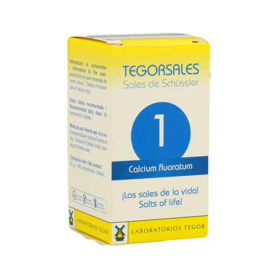 Tegor Tegorsal 1 Cálcio Fluoratum 350comps