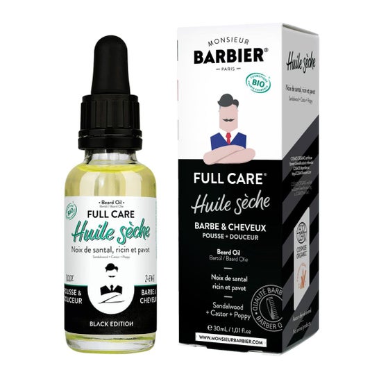 Monsieur Barbier Óleo Seco Bio Barba Cabelo Black Editi 30ml
