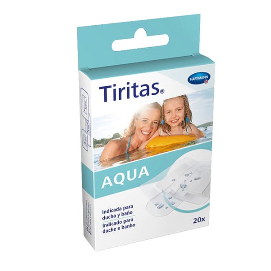 Hartmann Tiritas Aqua Adhesive Band-Aid 3 Tamanhos 20uds