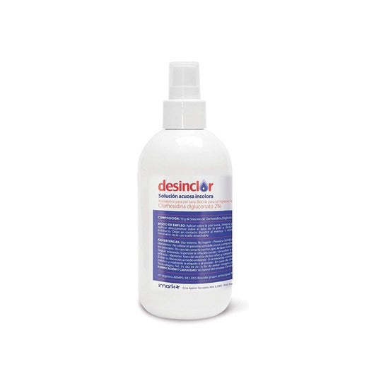 Desinclor Solução Aquosa Incolor Clorexidina 2% Spray 250ml