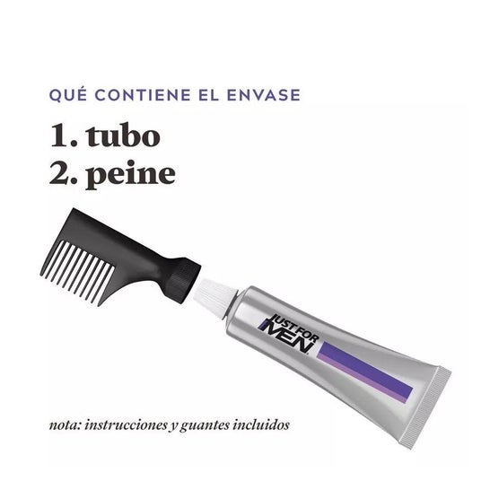Apenas para homens toque de cinza marrom-preto gradual coloração tratamento 40g Apenas para homens toque de cinza marrom-preto gradual coloração tratamento 40g