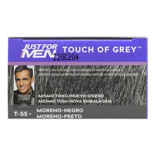 Apenas para homens toque de cinza marrom-preto gradual coloração tratamento 40g Apenas para homens toque de cinza marrom-preto gradual coloração tratamento 40g