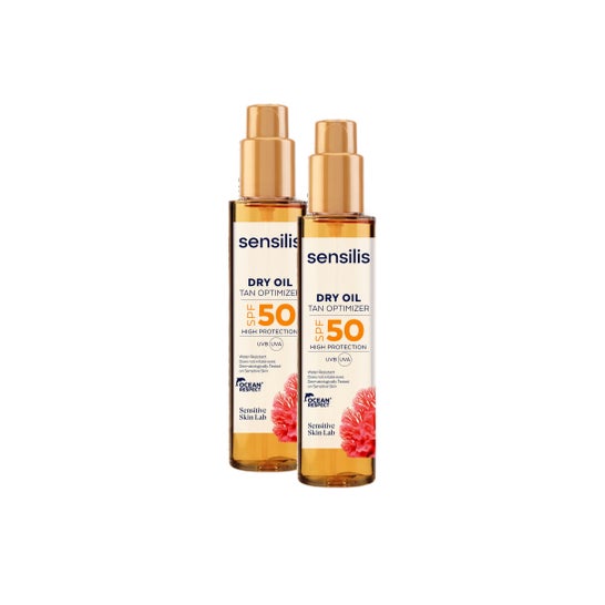 Sensilis Óleo Seco Otimizador do Bronzeado SPF50 2x150 ml