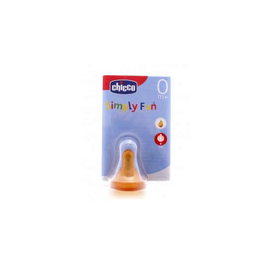 Tetina de silicone Chicco ™ Simply Fun 0m + 1pcs