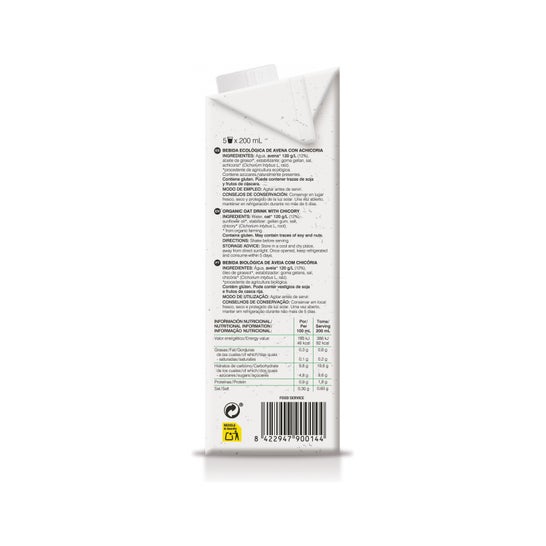 Soria Food Drink Farinha de aveia Cálcio 1l