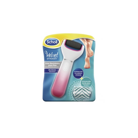 Scholl Velvet Smooth Lima Electronica Con Recamb Rosa