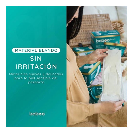 Baboo Compressa Maternidade Descartável Grande 8 Unidades Baboo Compressa Maternidade Descartável Grande 8 Unidades
