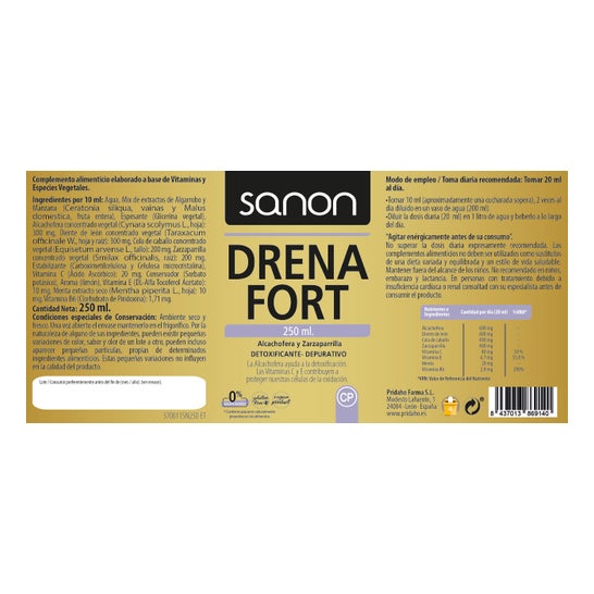 Sanon Syrup Drena-T 250ml
