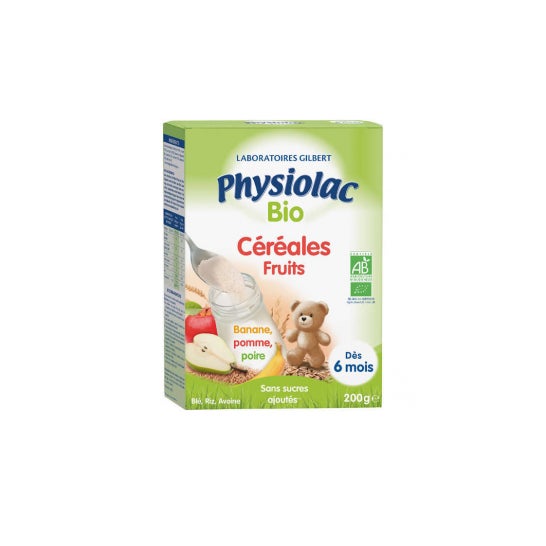 Physiolac Cereal Fruit Organic 200G