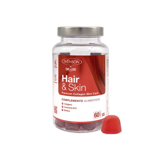 Svenson By Chic&Love Hair & Skin Cereja 60 Gummies