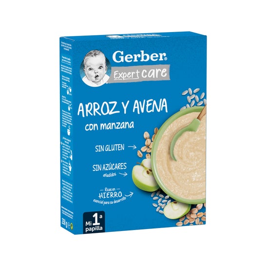 Gerber Expert Care Arroz y Avena con Manzana 250g