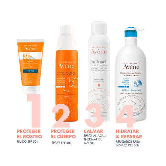 Avène Sunscreen Sensitive Skin Dry Touch Fluid SPF50+ 50ml