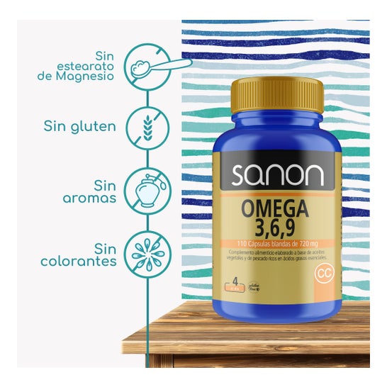 Sanon Omega 3, 6, 9 110 pérolas