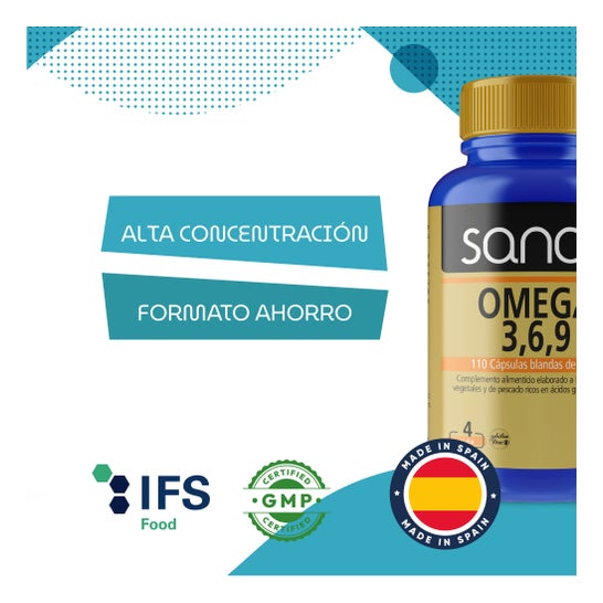 Sanon Omega 3, 6, 9 110 pérolas