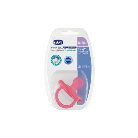 Chicco PhysioForma Soft Chupeta Rosa 16-36M 1 Unidade