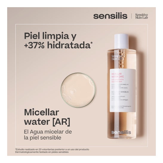 Sensilis Micellar Pele sensível à água Ar Sensitive Skin 400ml