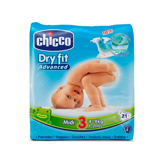 Chicco Pañales Talla 3 4 a 9kg 21uds