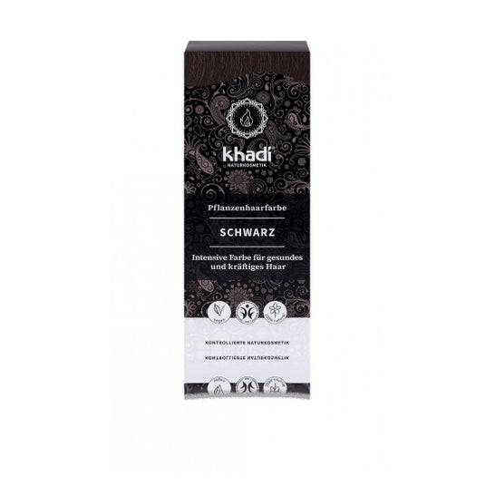 Khadi Herbal Black Dye 100% Vegeta 100g