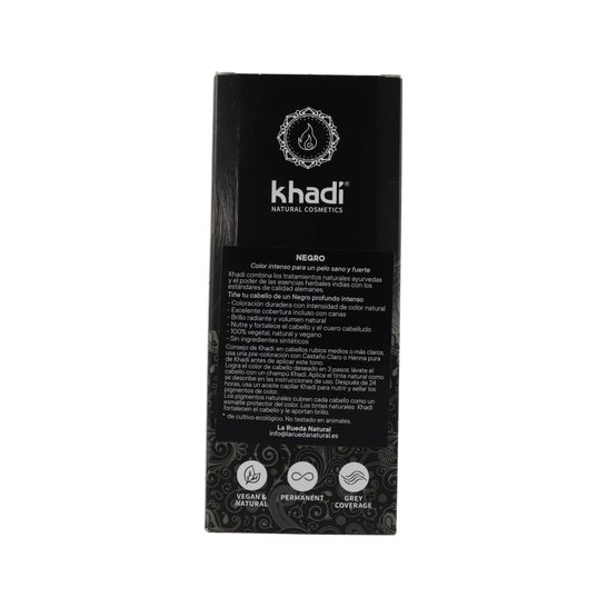 Khadi Herbal Black Dye 100% Vegeta 100g