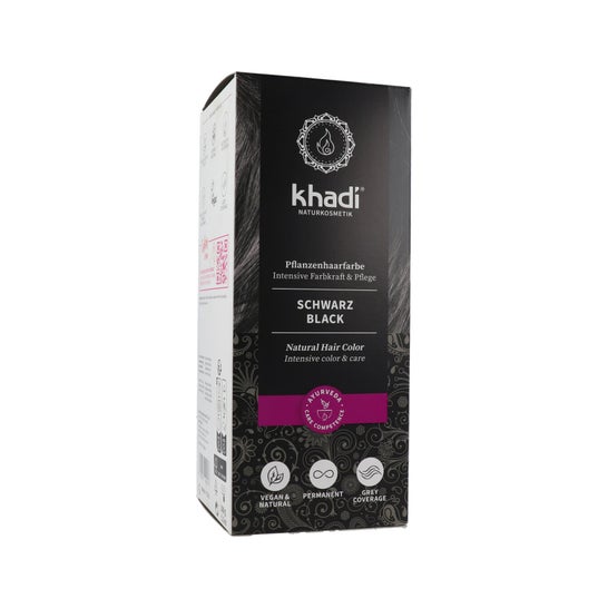 Khadi Herbal Black Dye 100% Vegeta 100g