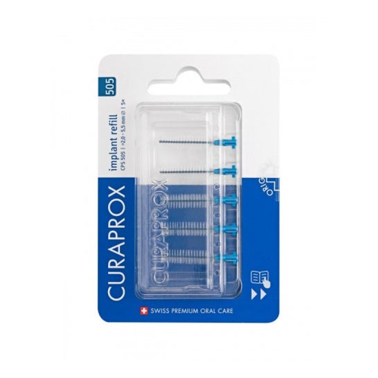 Curaprox Cps 505 Soft Implant Refill Azul 5uds
