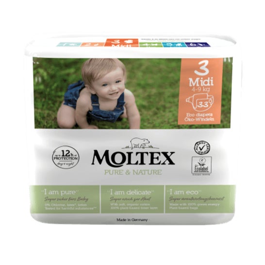 Moltex Pure&nature Md 4-9kg T3 Ontex ID,