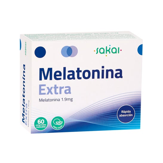 Sakai extra melatonina mastigável 60 comp