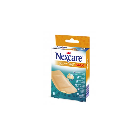 Tiras adesivas Nexcare ™ Active 360º Maxi 54x86mm 5uds