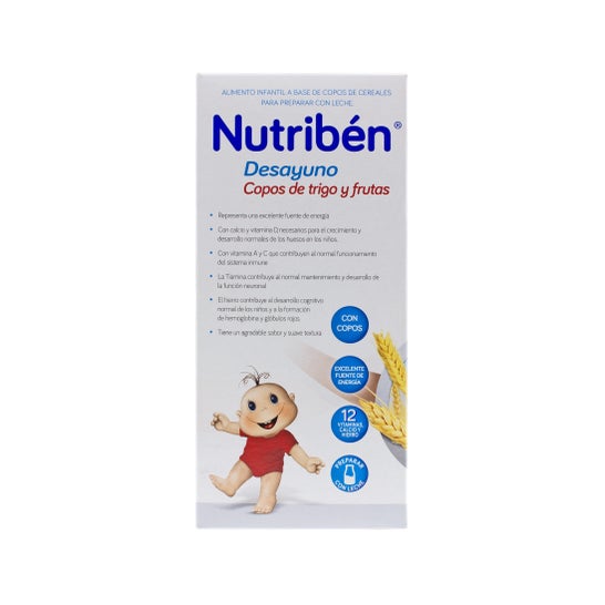 Nutribén ™ café da manhã flocos de trigo com frutas 750g