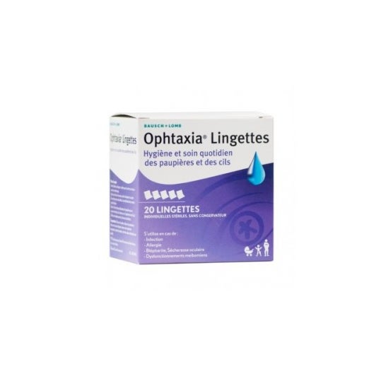 Caixa de Ophtaxia de 20 Striles Wipes