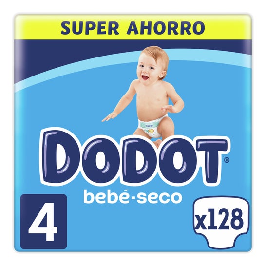 Dodot Box Fraldas Bebé Fraldas Secas Tamanho 4 128uds