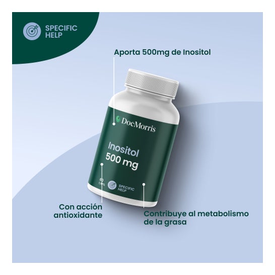 DocMorris Inositol 500mg 60caps (Validade inferior a 6 meses)
