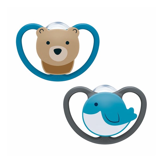 Nuk Pacifier Baleia Silic Whale+18M Spacex2