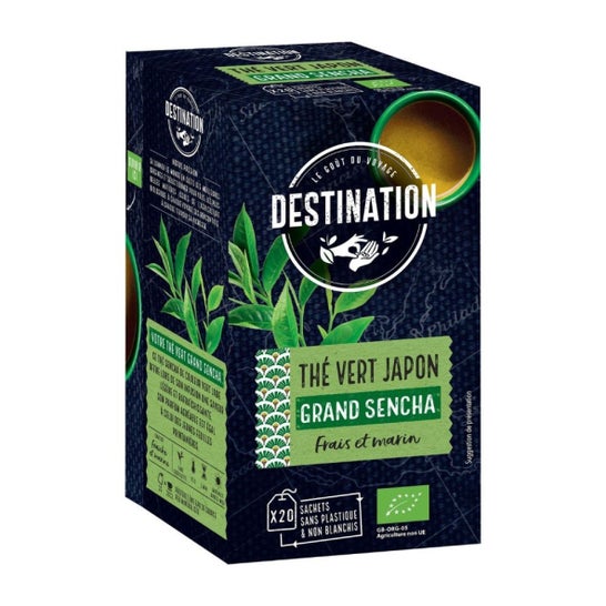 Destination Chá Verde Japão Grande Sencha Saquetas 20x2g