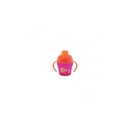 Dodie Silicone Pink Teaching Cup 200ml +6 meses